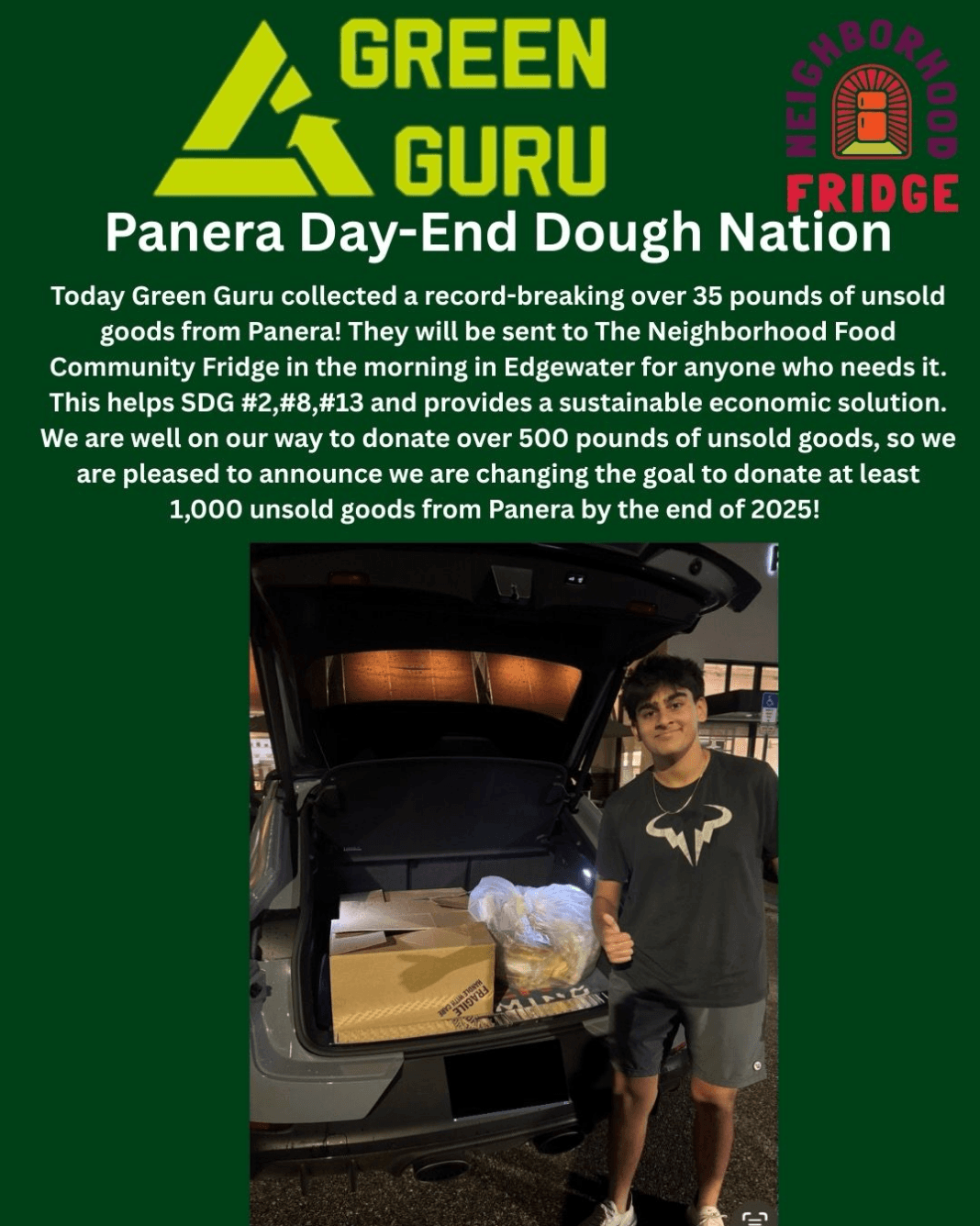 Panera × Green Guru Project kickoff