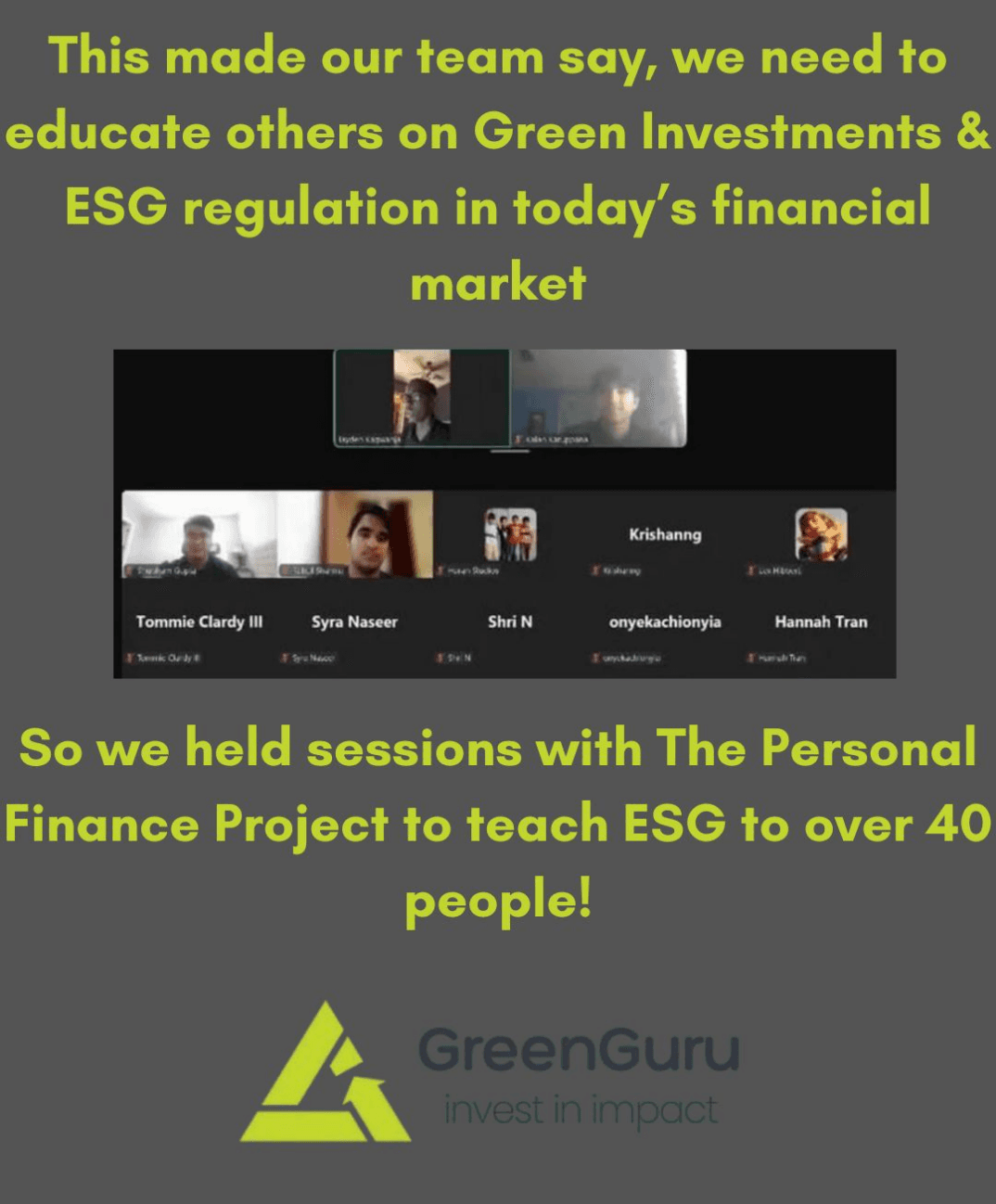 Financial Literacy at Iglesias